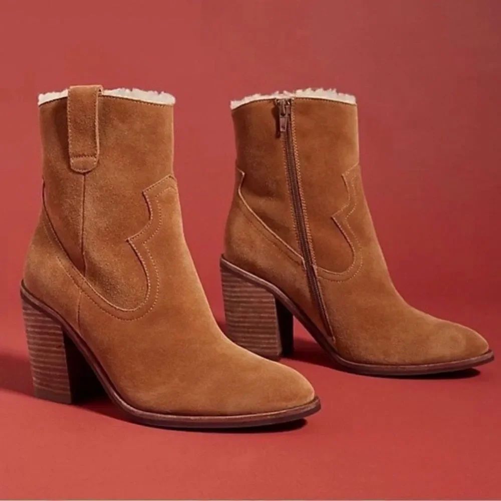Jeffrey Campbell Guinn Faux Shearling Lined Bootie